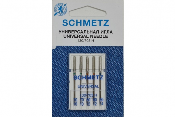 Иглы Schmetz универсальные (70x2, 80x2, 90x1), 5 шт в Коммунаре